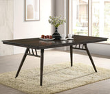 Wes Rectangular 80-inch Wood Dining Table Dark Walnut - 115271