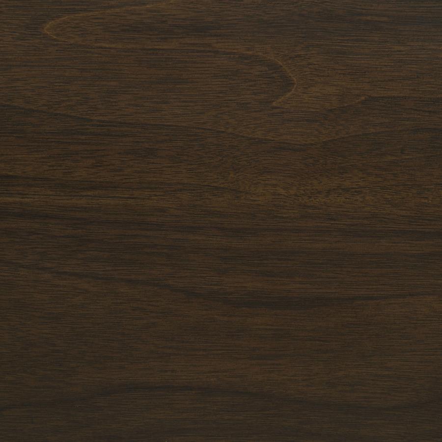 Wes Upholstered Dining Side Chair Dark Walnut (Set of 2) - 115272