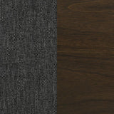 Wes Upholstered Dining Side Chair Dark Walnut (Set of 2) - 115272