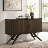 Wes 2-door Sideboard Buffet Storage Cabinet Dark Walnut - 115275