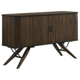 Wes 2-door Sideboard Buffet Storage Cabinet Dark Walnut - 115275