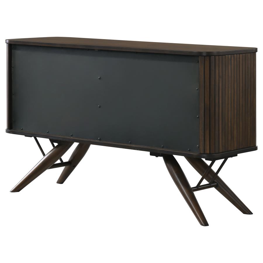 Wes 2-door Sideboard Buffet Storage Cabinet Dark Walnut - 115275