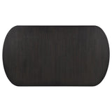 Leandro 78-inch Extension Dining Room Table Burnished Black - 115391