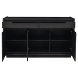 Leandro 2-drawer Dining Sideboard Server Burnished Black - 115395
