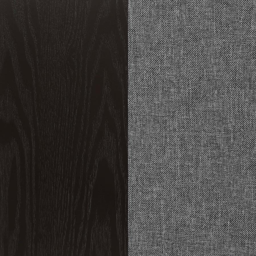 Sherry 5-piece Round Marble Top Dining Table Set Grey - 115490-S5G