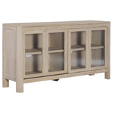 Solano Sliding Door Dining Sideboard Server Weathered Mango - 115505