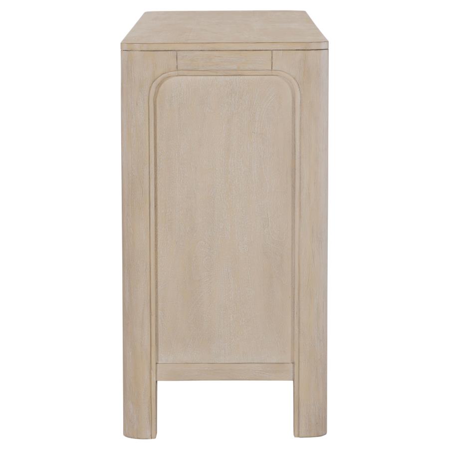 Solano Sliding Door Dining Sideboard Server Weathered Mango - 115505