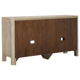 Solano Sliding Door Dining Sideboard Server Weathered Mango - 115505