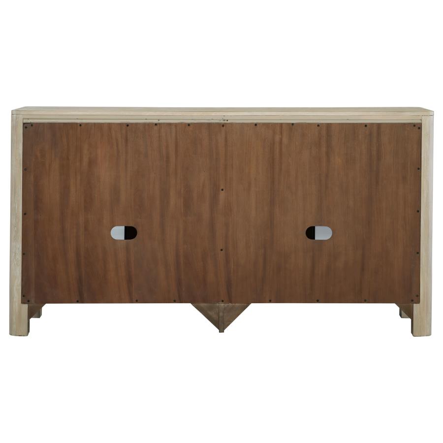 Solano Sliding Door Dining Sideboard Server Weathered Mango - 115505