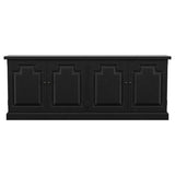 Florence 4-door Dining Sideboard Buffet Distressed Black - 115535