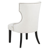 Baney Fabric Upholstered Dining Side Chair Beige and Black - 115572