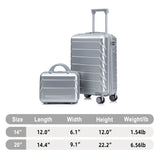 Spinner Luggage Set With Combination Lock