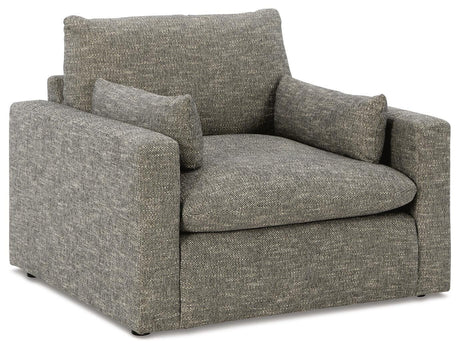 Dramatic Oversized Chair and Ottoman - 11702U2