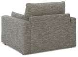 Dramatic Oversized Chair and Ottoman - 11702U2