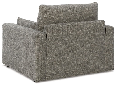 Dramatic Oversized Chair and Ottoman - 11702U2
