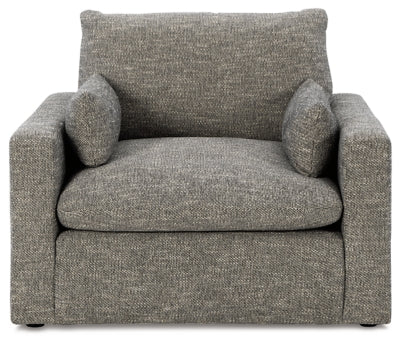 Dramatic Oversized Chair and Ottoman - 11702U2