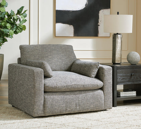 Dramatic Oversized Chair and Ottoman - 11702U2