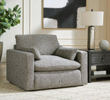 Dramatic Oversized Chair and Ottoman - 11702U2