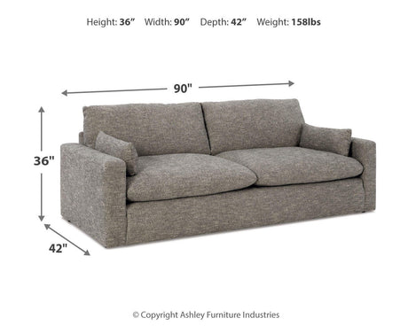 Dramatic Sofa, Loveseat, Oversized Chair and Ottoman - 11702U3