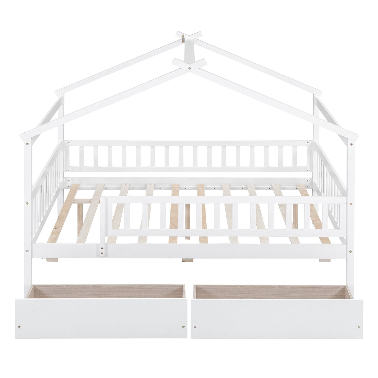 House Bed With 2 Drawers