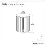 Demy - Handcrafted Metal Accent Table