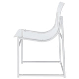 Adino Acrylic Dining Side Chair Chrome (Set of 2) - 121182