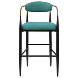 Tina Fabric Upholstered Bar Chair Green (Set of 2) - 121188