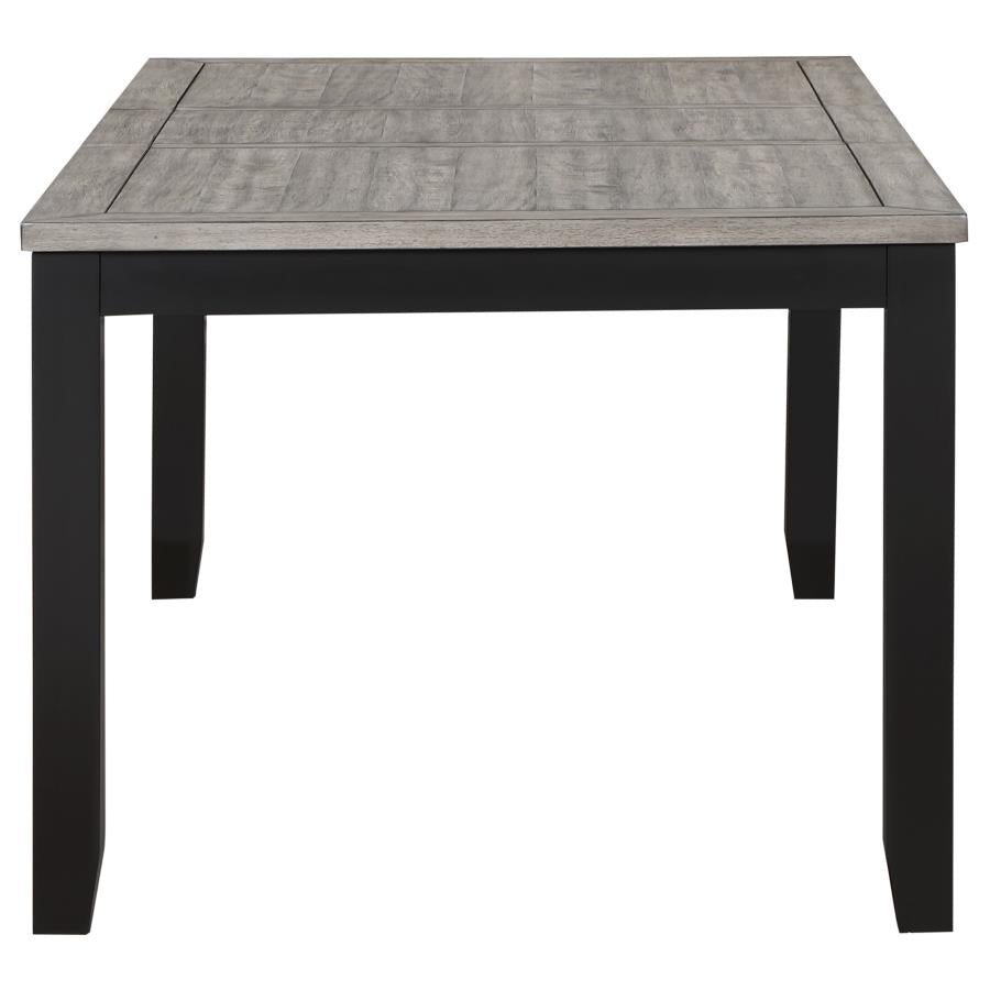 Elodie 5-piece Rectangular Extension Leaf Dining Set Black - 121221-S5