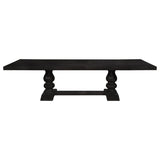 Phelps 5-piece Rectangular Dining Table Set Distressed Noir - 121231-S5