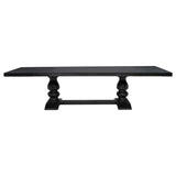 Phelps 7-piece Rectangular Dining Table Set Distressed Noir - 121231-S7A