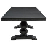 Phelps 7-piece Rectangular Dining Table Set Distressed Noir - 121231-S7C