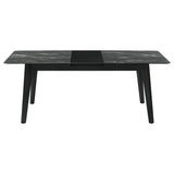 Crestmont 7-piece Extension Leaf Dining Table Set Black - 121251-S7