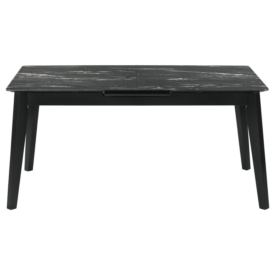 Crestmont 7-piece Extension Leaf Dining Table Set Black - 121251-S7