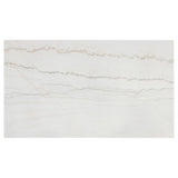 Averill 72-inch Rectangular White Marble Top Dining Table Coffee Bean - 121291