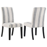 Herran Upholstered Dining Side Chair Beige (Set of 2) - 121782