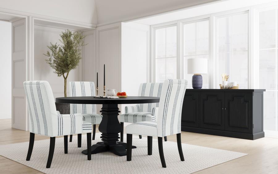 Herran Upholstered Dining Side Chair Beige (Set of 2) - 121782