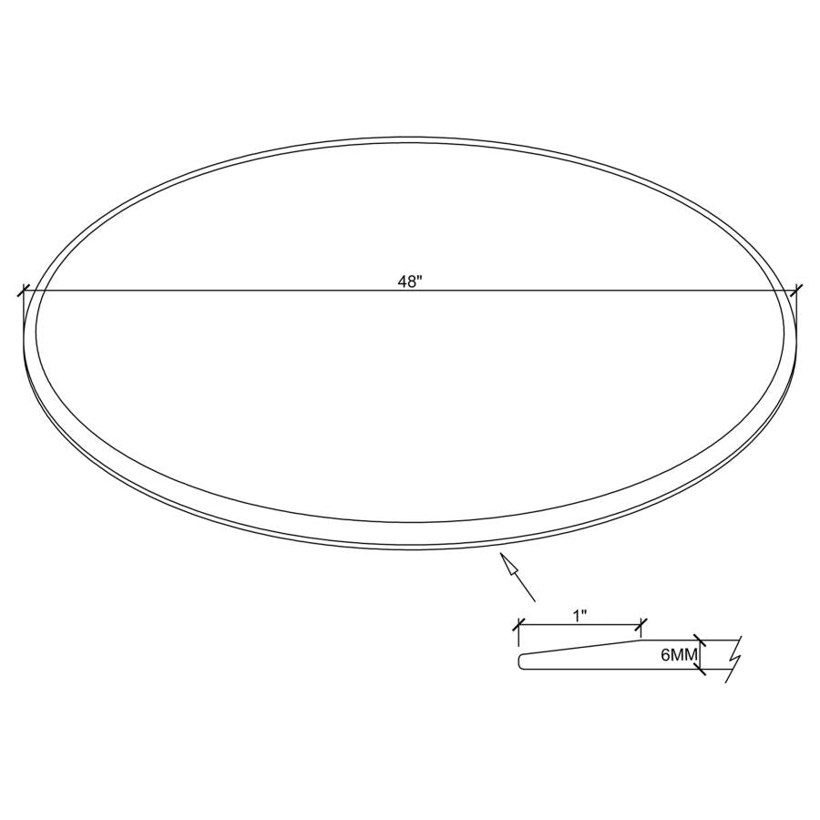 Paxton 5-piece Round Glass Top Counter Height Dining Set Green - 122178-S5GRN