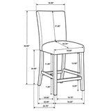 Paxton Upholstered Counter Height Dining Chair Green (Set of 2) - 122179GRN
