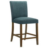 Paxton Upholstered Counter Height Dining Chair Teal Blue (Set of 2) - 122179TLB