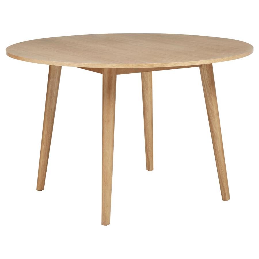 Andrews 48-inch Round Wood Dining Room Table Light Ash - 122500