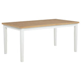 Andrews 7-piece Rectangular Dining Set Light Ash and White - 122501-S7