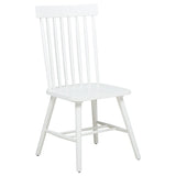 Andrews Windsor Spindle Back Dining Side Chair White (Set of 2) - 122502WHT