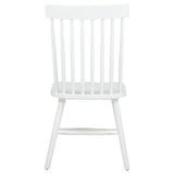 Andrews Windsor Spindle Back Dining Side Chair White (Set of 2) - 122502WHT