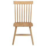 Andrews Windsor Spindle Back Dining Side Chair Light Ash (Set of 2) - 122502