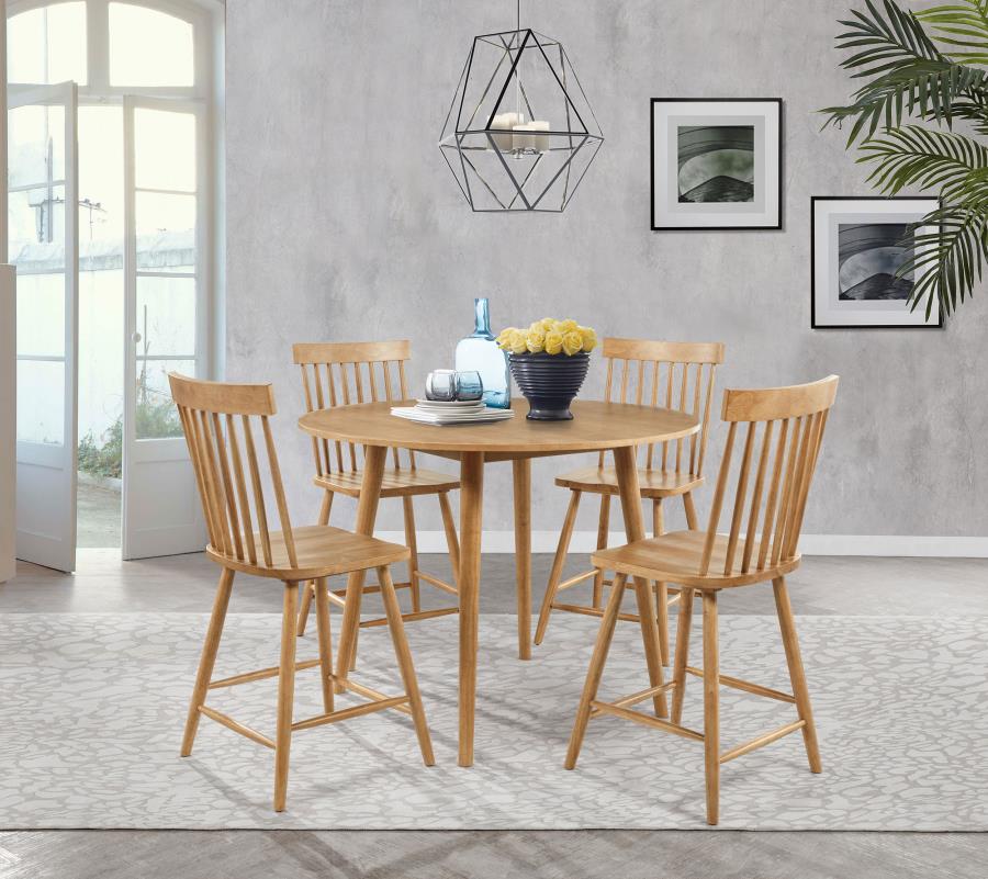 Andrews 48-inch Round Counter Height Dining Table Light Ash - 122508