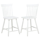 Andrews Windsor Counter Height Dining Side Chair White (Set of 2) - 122509WHT