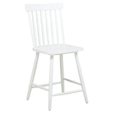 Andrews Windsor Counter Height Dining Side Chair White (Set of 2) - 122509WHT