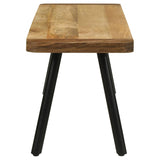 Maverick Wood Dining Bench Natural Mango and Black - 123043