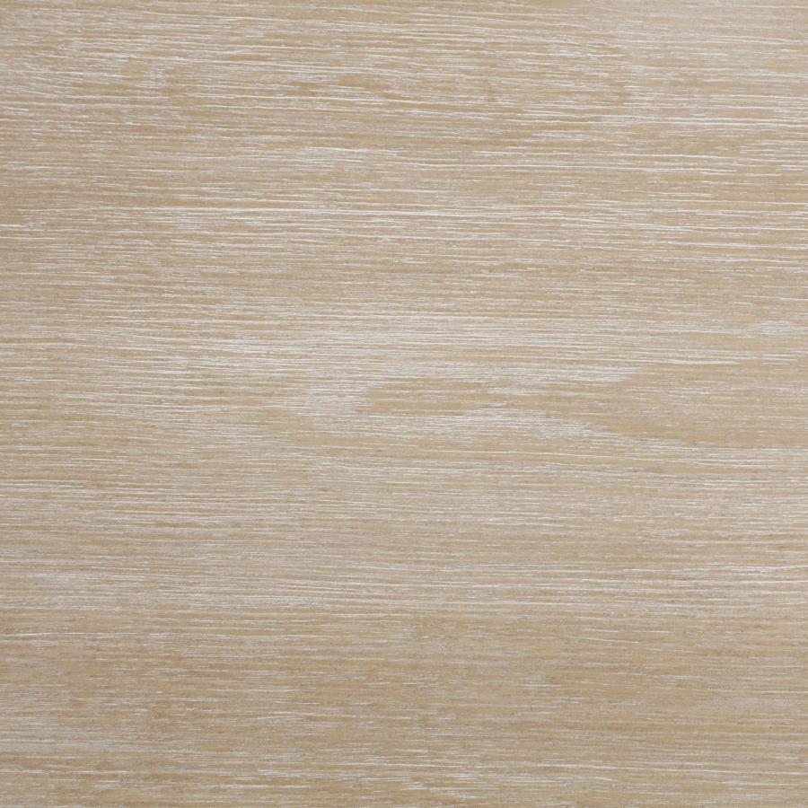Trofello Round 60-inch Pedestal Dining Table White Washed - 123120
