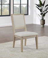 Trofello Cushioned Dining Side Chair White Washed (Set of 2) - 123122